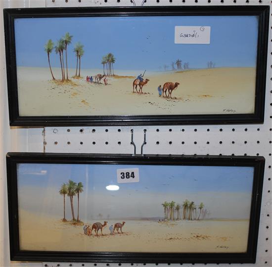 Pair w/colour - Desert scenes by Varley